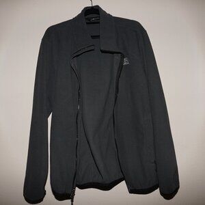 GUC - The North Face Half-Zip Pullover Heathered Blk/Gray - Size M